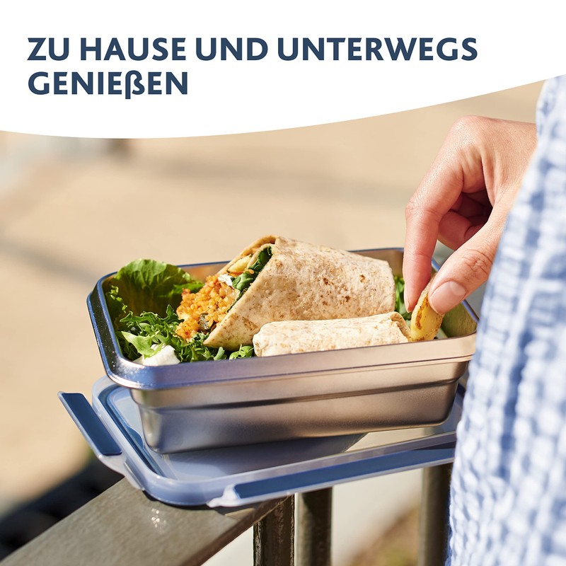 Emsa N11506 Clip & Close Stainless Steel Food Storage Container,