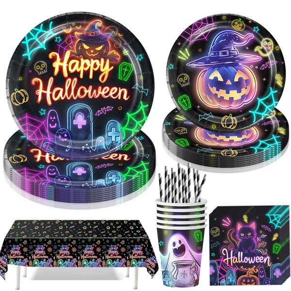 Sunshine smile Halloween Party Tableware Set