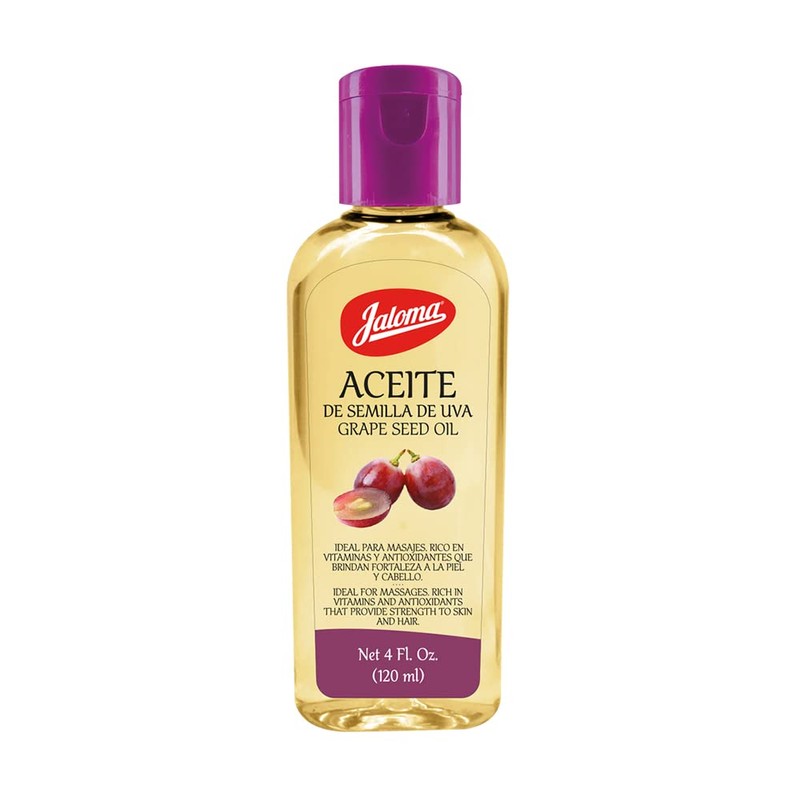 Jaloma Aceite de Semilla de Uva, para Piel y Cabello,