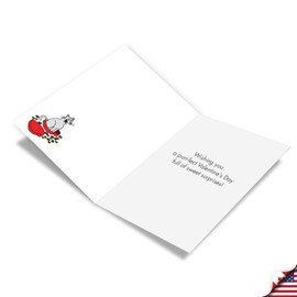 NobleWorks Pack of 3 Hysterical Valentine's Day Greeting Cards with Envelopes (1 Design, 3 Each) Cat In Candy C3171VDG-C3x1