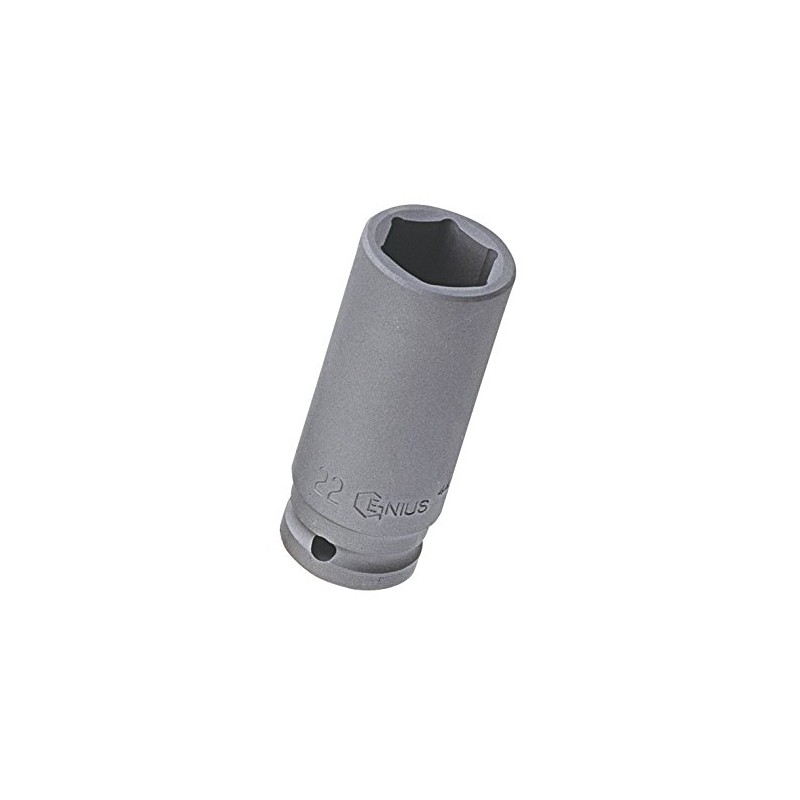 Genius Tools 1/2" Dr. 41mm Deep Impact Socket (CR-Mo) -