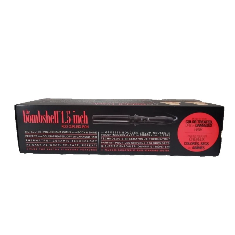 SULTRA COMBO: the Bombshell Curling Iron, Paddle & Round Brush,