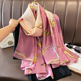 YMXHHB Fashion Scarves Scarf Silk Feeling Scarves Long Lightweight Sunscreen Shawls for Women (Y73)
