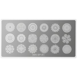 99NAILS Stamping Plate Rectangle – Holy Circle