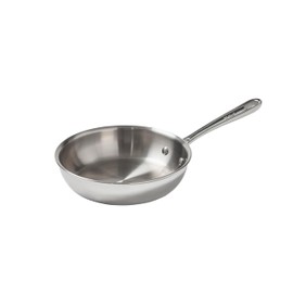 T-Fal Pro Tri-Ply Stainless Steel Fry Pan, 8 Inch, Induction Compatible, Oven Safe 500°F, Fast & Even Heat, Professional Quality & Durability, Frying Pan, Skillet, Cookware, Silver