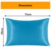 My home store Teal Blue Satin Pillowcase 2 Pack -