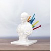 Naturalspring Julius Caesar Pen Holder | Bust Statue Pen Holder