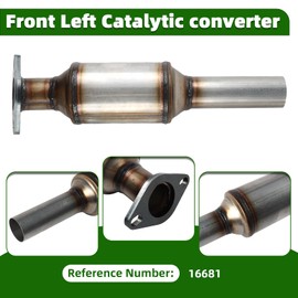LELEHOKA High Flow Rear Catalytic Converter Compatible with Kia Soul LX 2012 2013 2014 2015 2016 2017 2018 2019, Rio 2012-2017 SX, Hyundai Accent 2012-2017 SE LE GLS 1.6L L4 16681