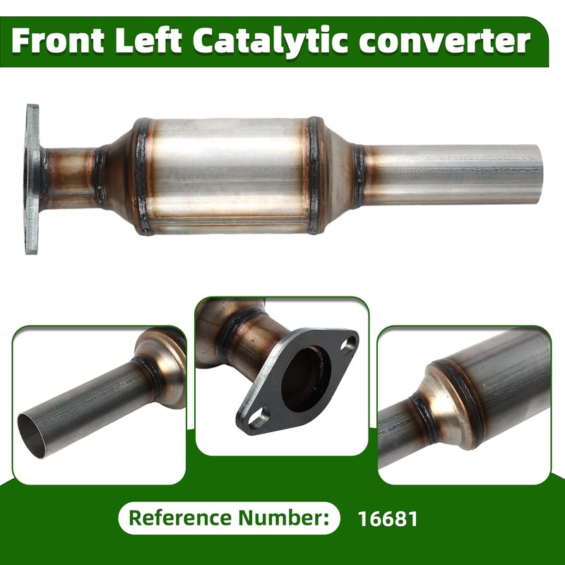 LELEHOKA High Flow Rear Catalytic Converter Compatible with Kia Soul