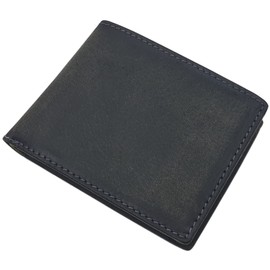 myledershop Genuine Buffalo Full Leather Wallet / Purse / Wallet in Portrait or Landscape Format with RFID & NFC Protection, Model 2 / Landscape / Vintage Grey, Vintage