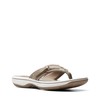 Clarks Women's Breeze Sea Flip-Flop, Taupe, 7