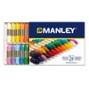 Manley Wax Crayons, 24 Units, Professional Wax Crayons, Soft Wax