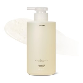 arwe Relax 45 Soothing Shampoo, 16.9 fl oz (500 ml), Weakly Dry Type, Naturally Derived, Weak Acid, Scalp Moisturizer, Hair Care, Sensitive Skin, Perfume Scent, Large Capacity, Beauty Salon