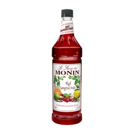 Monin Flavored Syrup, Red Sangria Mix, 33.8-Ounce Plastic Bottle (1 liter)