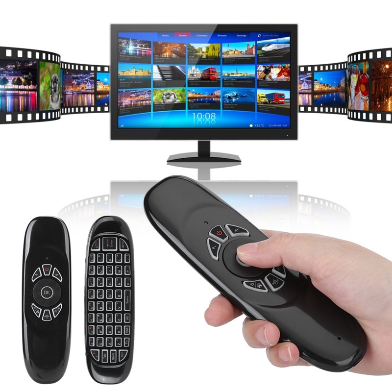2.4G Air Mouse Mini Wireless C120 Keyboard Voice SixAxis Gyroscope