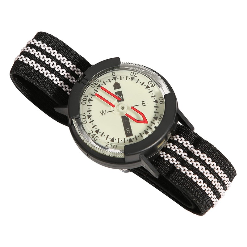 Dive Compass, Wristband Compass Waterproof Scuba Diving Compass Portable Luminous