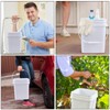 Asking 5 Gallon Versatile Square Plastic Storage Bucket Pail with