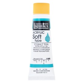 リキテックス アクリル絵具 リキテックスカラー ソフトタイプ コバルトティール 6136 20ml(6号)