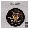 Out of the blue Time for Coffee Wall Clock