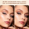 BUTBU 4PCS Eyeshadow Stick, Shimmer Eye Shadow Stick, Crystal Jelly