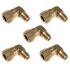 Brass Fittings Male Thread Right Angle Pack of Knee Compression
