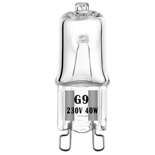 Pack of 4 Halogen Bulbs G9 for Oven 40W 230V