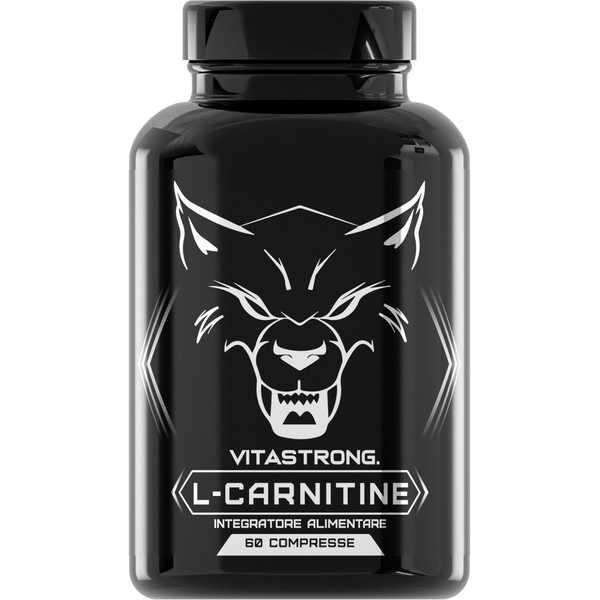 Vitastrong Powerful Fat Burning Carnitine | 100% Pure L-Carnitine | For Training Improves Energy and Endurance | High Quality Made in Italy