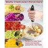 Acual Potato Masher Stainless Steel, Heavy Duty 304 Stainless Steel