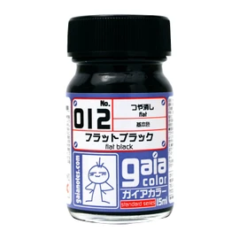 Gaianots Gaiacara - 15ml 012 Flat Black