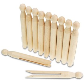 Meyco HEAD 18 Wooden Clothes Pegs