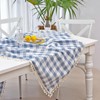 Midsummer Breeze Buffalo Plaid Rectangular Tablecloth-Cotton Gingham Table Cloth for