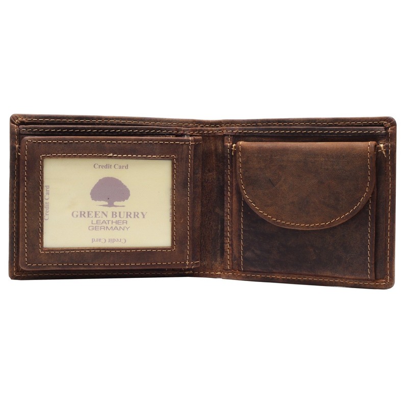 Greenburry Vintage Adler Wallet Leather 12 cm
