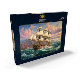 MyPuzzle Segelboot in der Morgendämmerung - Premium 100 Teile Puzzle - MyPuzzle Sonderkollektion von Puzzle Galaxy