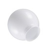 Aspen Creative 28001-21, 6" White Acrylic Replacement Lamp Post Globe