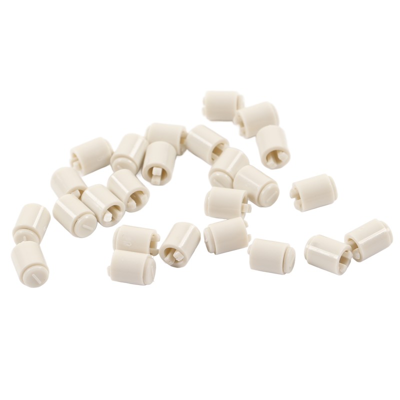 25Pcs LK150 Needle Protector Gray Sturdy Plastic Friction Reduction Knitter