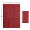 Disposable Linen-Feel Dinner Napkins With Built-in Flatware Pocket, 50-Pack BURGUNDY