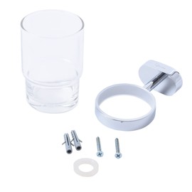 GRAVITA Portavaso en Acabado Cromo