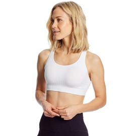 C9 Champion Women's Medium Support Seamless Racerback Bra, True White, XS