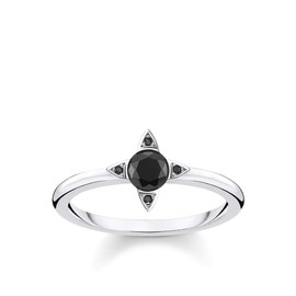 THOMAS SABO TR2268-643-11 Ring Black Stones Silver 925 Sterling Silver, Sterling Silver, Cubic Zirconia