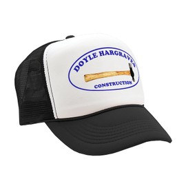 The Goozler Doyle HARGRAVES Construction - Cuchillo eslinga - Gorra de camionero para adulto, Negro, Talla única