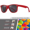 Retro Rewind Classic Polarized Sunglasses,Red | Smoke Polarized