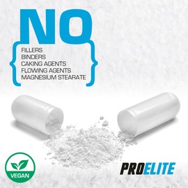 PROELITE BCAA Capsule 3000mg Per Serving - 360 Vegan Capsules - 2:1:1 Branched Chain Amino Acids Capsules with Vitamin B12 & B6 - BCAA Powder Tablets Alternative - Pre Post Workout for Energy by PROELITE