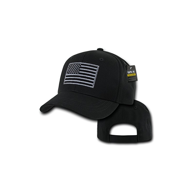 RAPDOM Tactical T76-USA-BLK Embroidered Operator Cap, Black