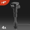 A-Premium Set of 4 Ignition Coil Pack and Iridium Spark