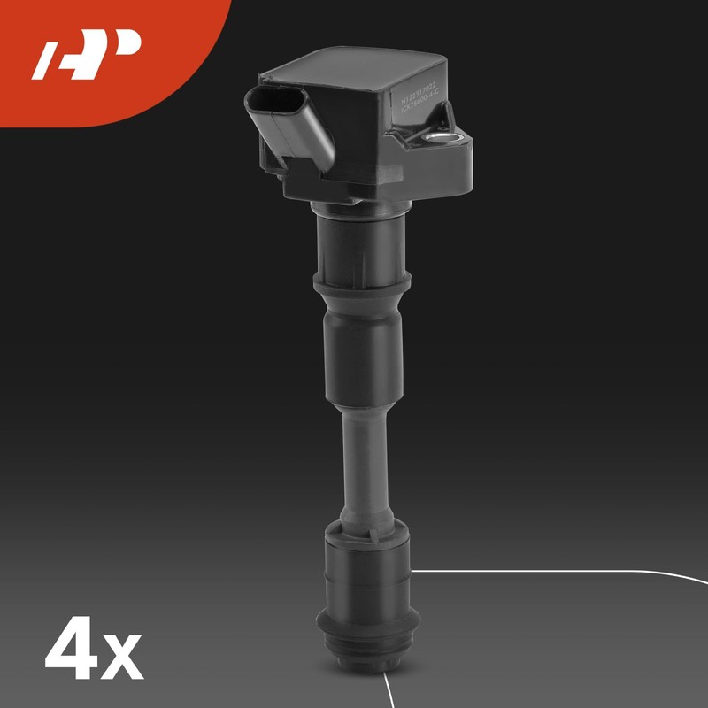 A-Premium Set of 4 Ignition Coil Pack and Iridium Spark
