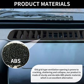 AUTOVIC Dash Dashboard Trim Vent for Defroster Defrost for Jeep Wrangler TJ LJ 1997-2006
