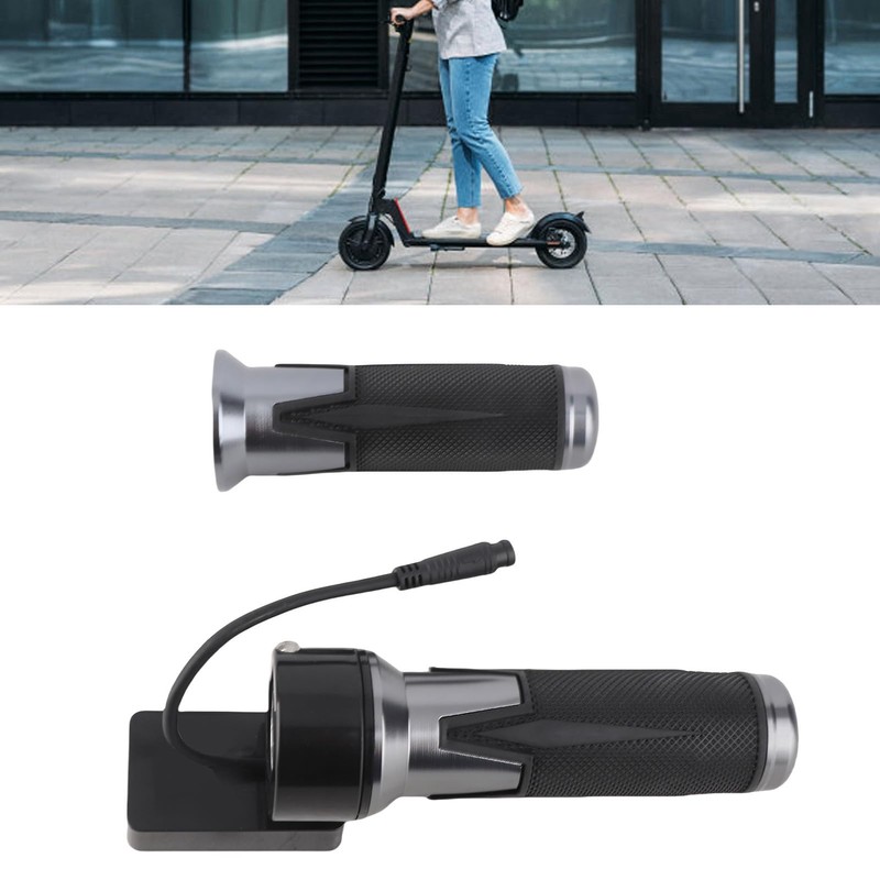 SPYMINNPOO Electric Scooter Throttle Grip, 48V Mg Alloy Twists Throttle