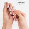 DUKASOU Semi Cured Gel Nail Strips, Dunhuang | 28 pcs