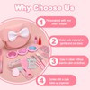 Vodolo Non Toxic Makeup for Little Girls,Safe Kids Real Makeup