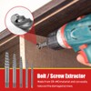 Kannino 10 Piece Screw Extractor Set and Left Hand Drill